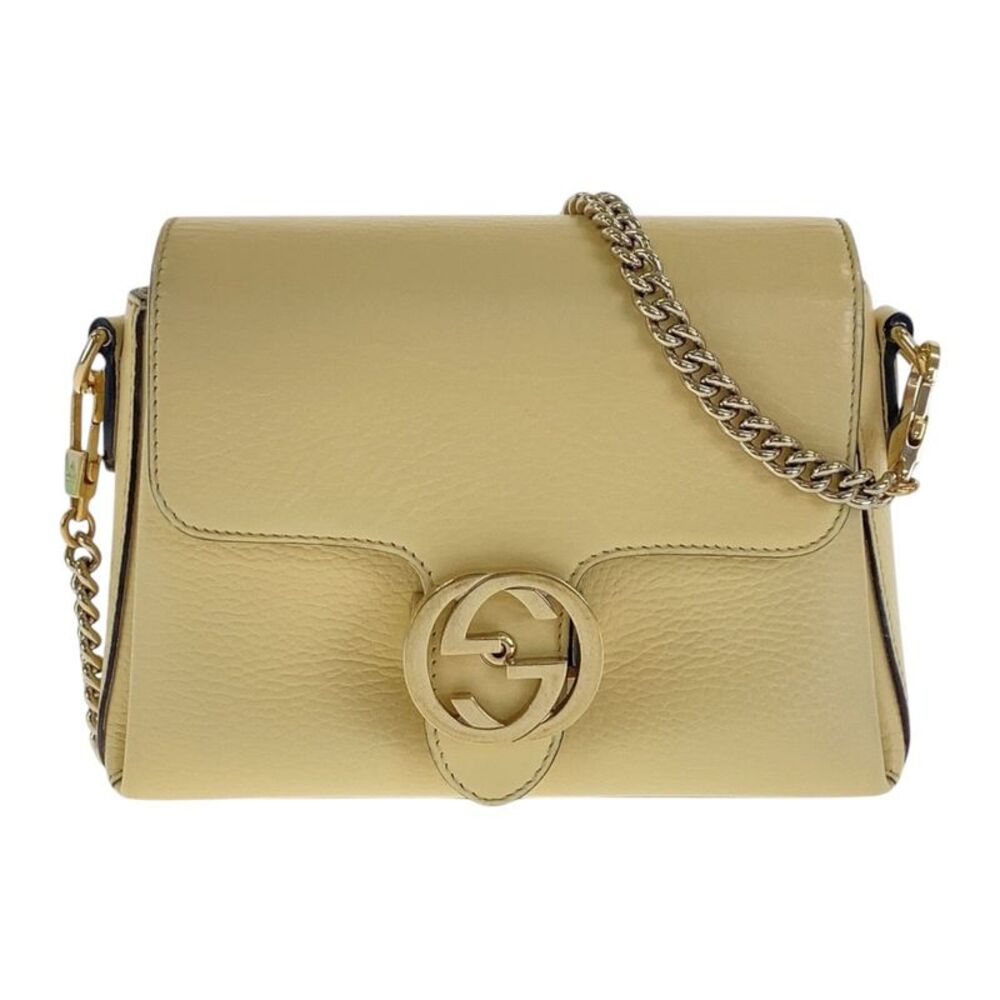 Gucci Leather Interlocking Shoulder Bag